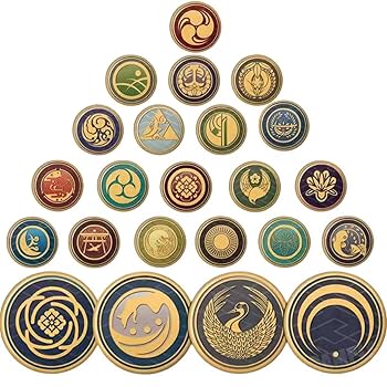 Amazon | KIKUNI 刀剣乱舞 缶バッジ 家紋 ピンバッジ 全23種